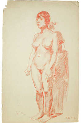 Масютин Василий Николаевич. Обнаженная натурщица